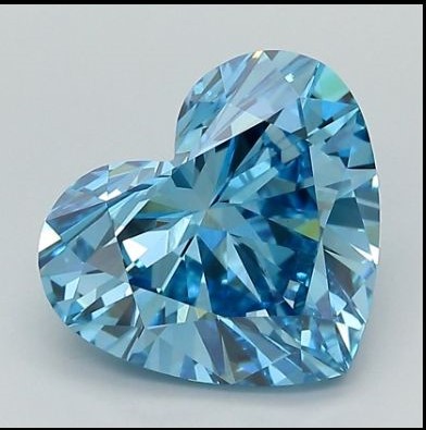 blue color lab grown diamonds